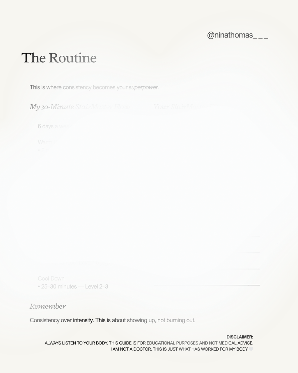 The StairMaster Sculpt™ | The 30-Day Waist & Glute Guide